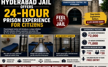 Hyderabad Jail Offers 24-Hour Prison Experience for Citizens