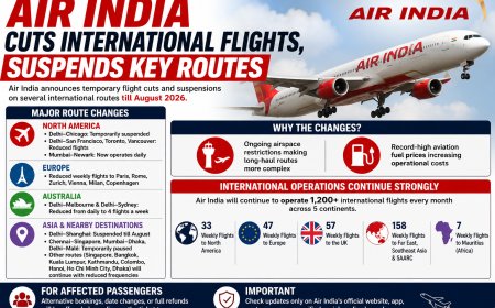 Air India Cuts International Flights, Suspends Key Routes