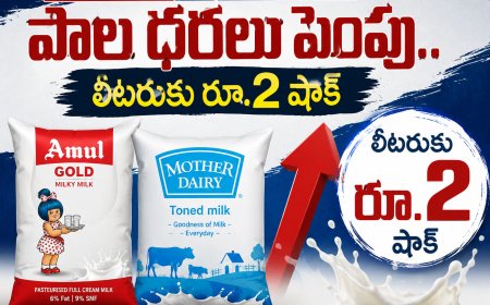 అమూల్, మదర్ డెయిరీ పాల ధరలు పెంపు.. లీటరుకు రూ.2 షాక్