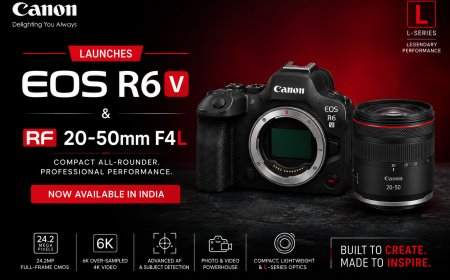 Canon Launches EOS R6 V & RF 20-50mm F4L Lens in India