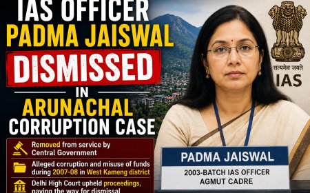 IAS Officer Padma Jaiswal Dismissed in Arunachal Corruption Case