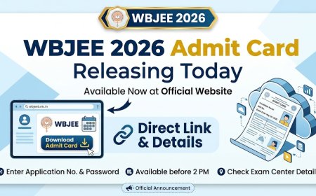 WBJEE 2026 Admit Card Releasing Today at Official Website