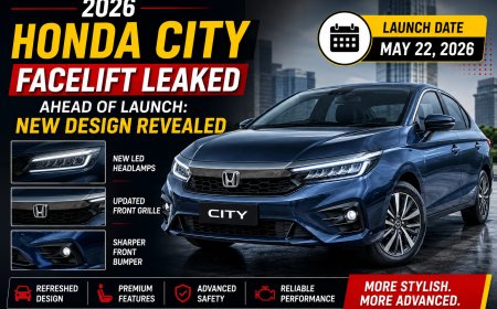 2026 Honda City Facelift Leaked Ahead of Launch: New Design Revealed