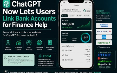 ChatGPT Now Lets Users Link Bank Accounts for Finance Help
