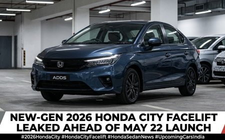 New-Gen 2026 Honda City Facelift Leaked Ahead of May 22 Launch