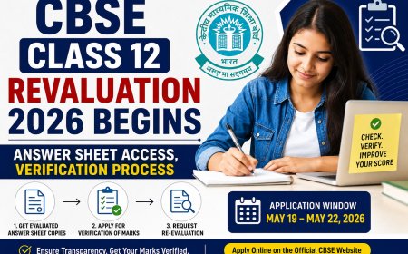 CBSE Class 12 Revaluation 2026 Begins: Answer Sheet Access, Verification Process