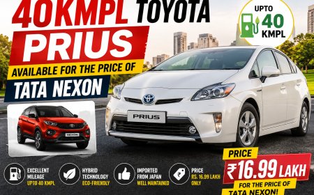 40KMPL Toyota Prius Available for the Price of Tata Nexon