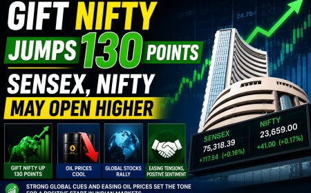 GIFT Nifty Jumps 130 Points; Sensex, Nifty May Open Higher