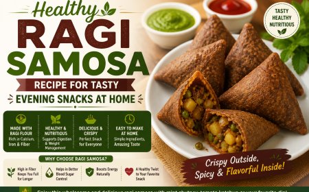 Healthy Ragi Samosa Recipe for Tasty Evening Snacks at Home