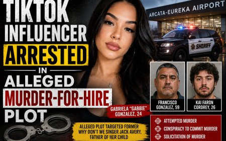 TikTok Influencer Arrested in Alleged Murder-for-Hire Plot