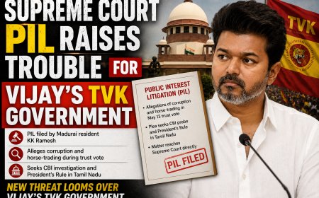 Supreme Court PIL Raises Trouble for Vijay’s TVK Government