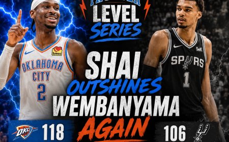 Thunder Level Series as Shai Outshines Wembanyama Again