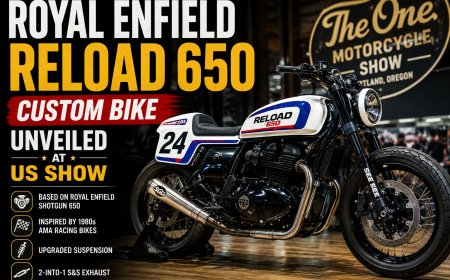 Royal Enfield Reload 650 Custom Bike Unveiled at US Show