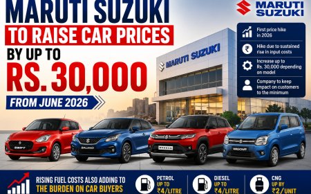 Maruti Suzuki to Raise Car Prices by Up to Rs 30,000