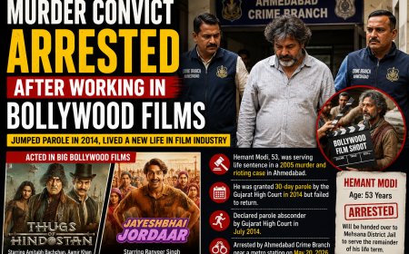 Murder Convict Arrested After Working in Bollywood Films