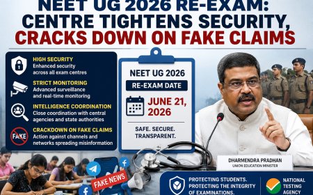 NEET UG 2026 Re-Exam: Centre Tightens Security, Cracks Down on Fake Claims