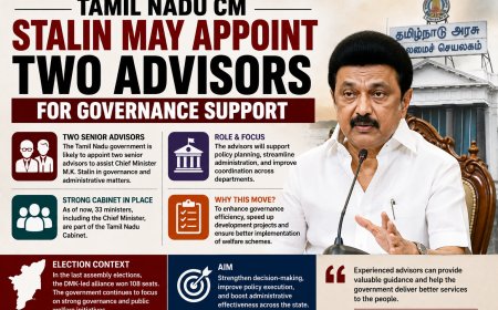 Tamil Nadu CM Stalin May Appoint Two Advisors for Governance Support