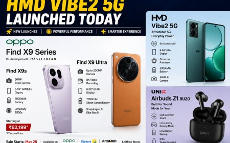 OPPO Find X9 Series, HMD Vibe2 5G Launched Today