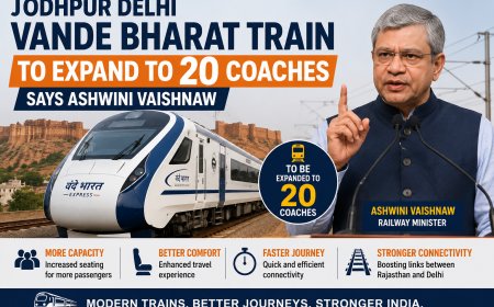 Jodhpur Delhi Vande Bharat Train to Expand to 20 Coaches
