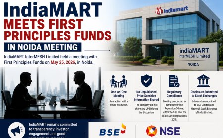 IndiaMART Meets First Principles Funds in Noida Meeting