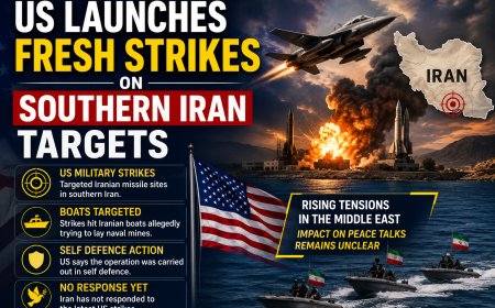 US Launches Fresh Strikes on Southern Iran Targets