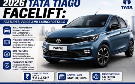 2026 Tata Tiago Facelift: Features, Price and Launch Details