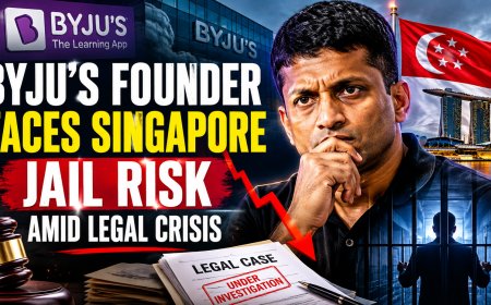 Byju’s Founder Faces Singapore Jail Risk Amid Legal Crisis