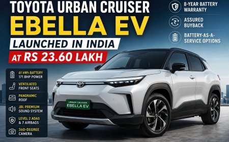 Toyota Urban Cruiser Ebella EV Launched in India at Rs 23.60 Lakh
