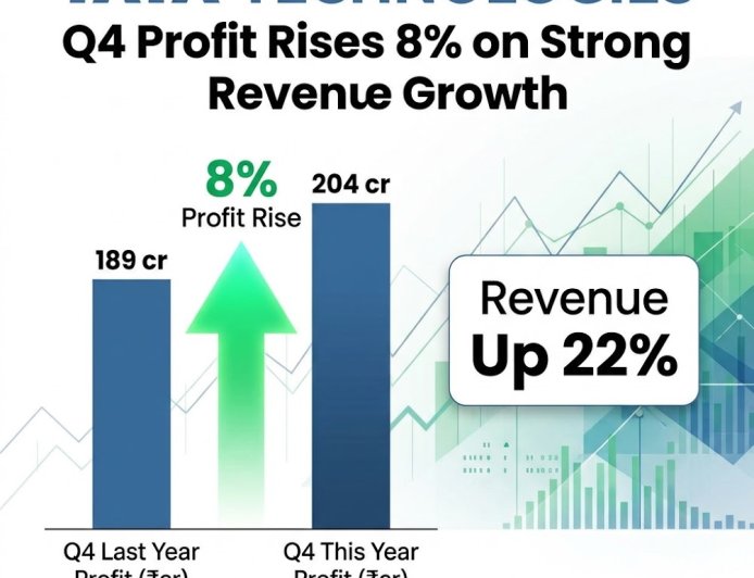 Tata Technologies Q4 Profit Rises 8% on Strong Revenue Growth
