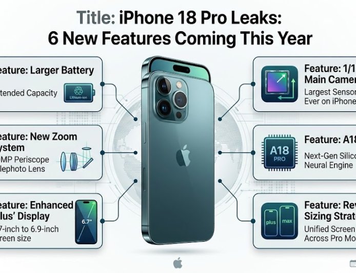 iPhone 18 Pro Leaks: 6 New Features Coming This Year