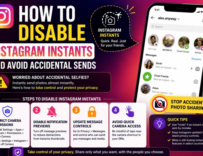 How to Disable Instagram Instants and Avoid Accidental Sends