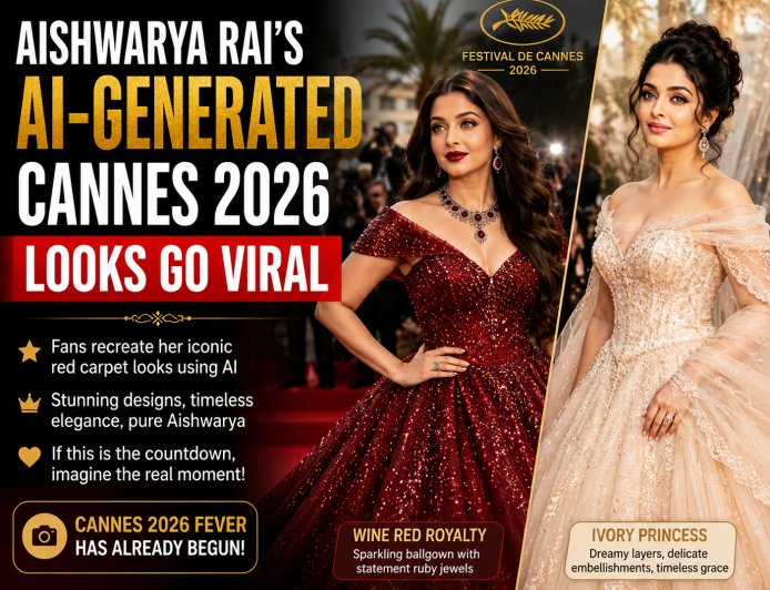 Aishwarya Rai’s AI-Generated Cannes 2026 Looks Go Viral