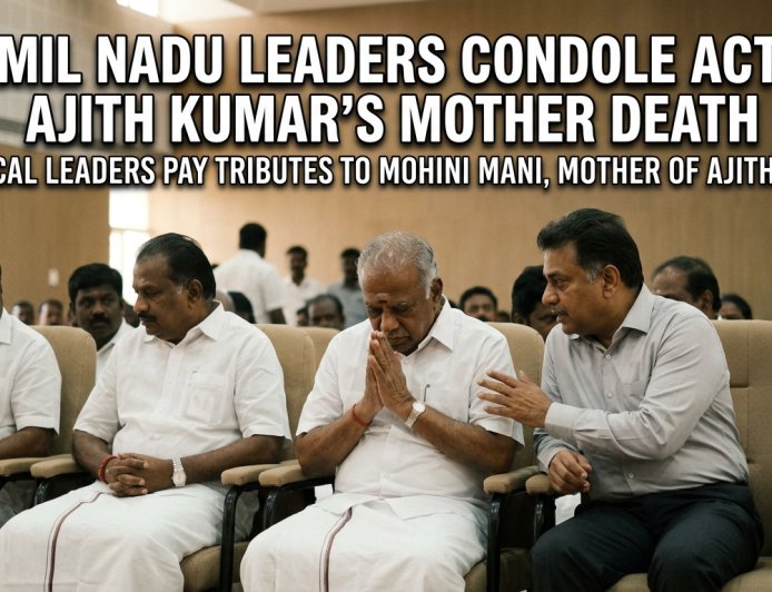 Tamil Nadu Leaders Condole the Death of Actor Ajith Kumar’s Mother