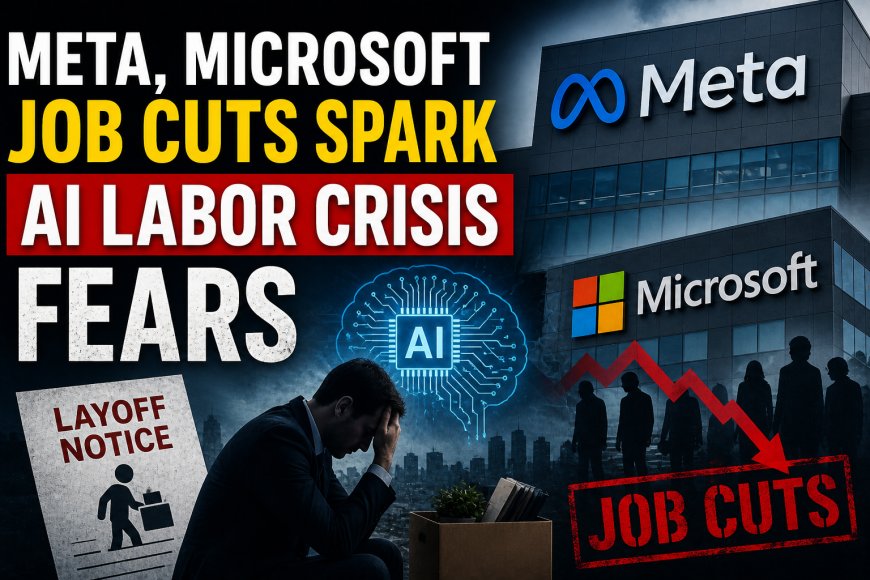 Meta, Microsoft Job Cuts Spark AI Labor Crisis Fears