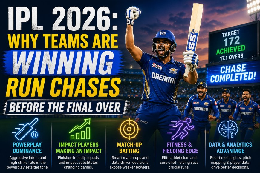 IPL 2026: Why Teams Are Winning Run Chases Before the Final Over
