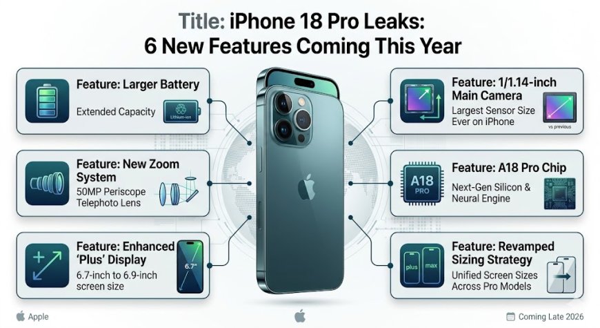 iPhone 18 Pro Leaks: 6 New Features Coming This Year