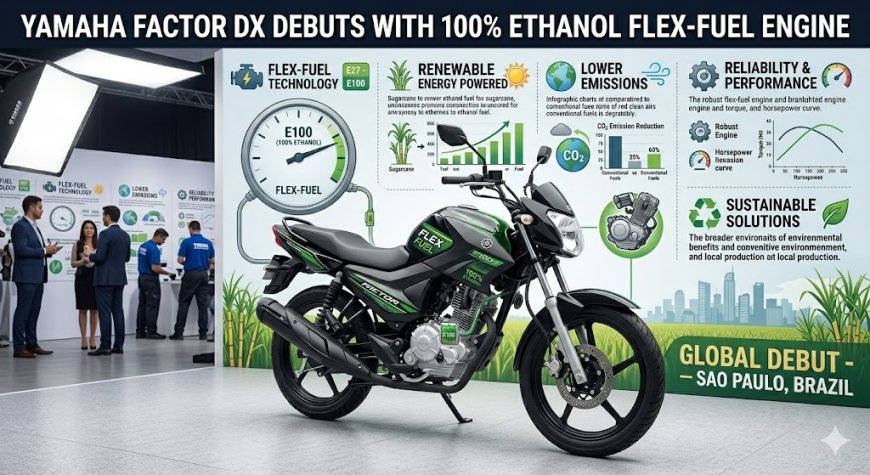 Yamaha Factor DX Debuts With 100% Ethanol Flex-Fuel Engine