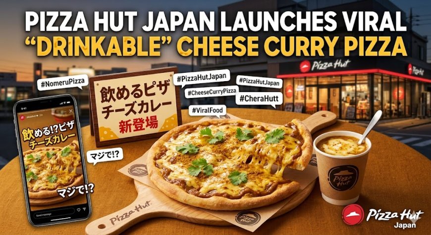 Pizza Hut Japan Launches Viral ‘Drinkable’ Cheese Curry Pizza