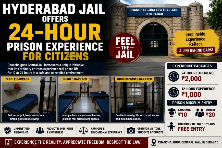 Hyderabad Jail Offers 24-Hour Prison Experience for Citizens