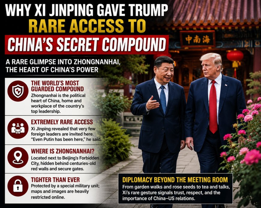 Why Xi Jinping Gave Trump Rare Access to China’s Secret Compound