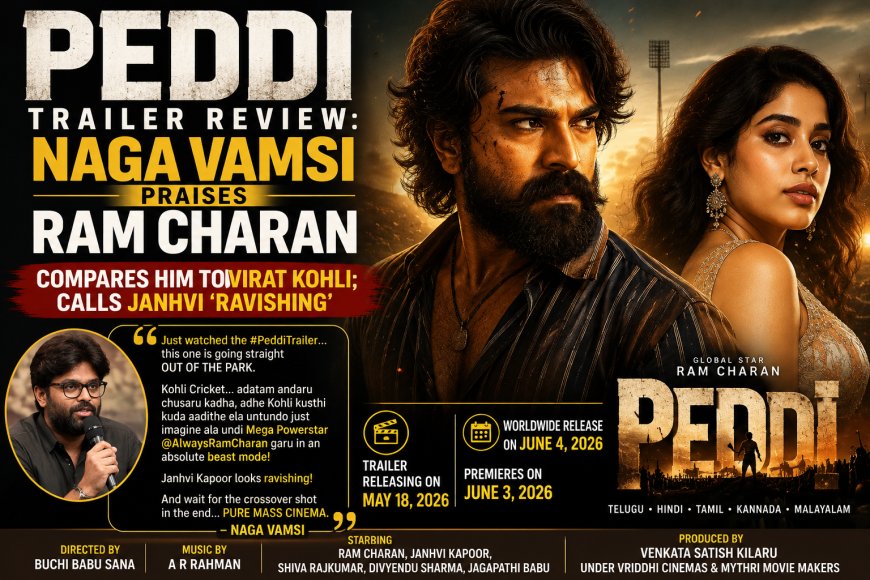 Peddi Trailer Review: Naga Vamsi Praises Ram Charan