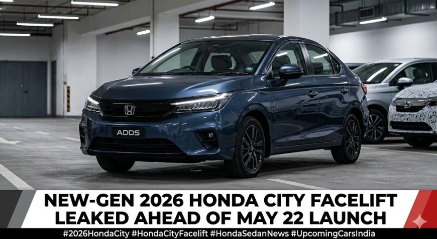 New-Gen 2026 Honda City Facelift Leaked Ahead of May 22 Launch