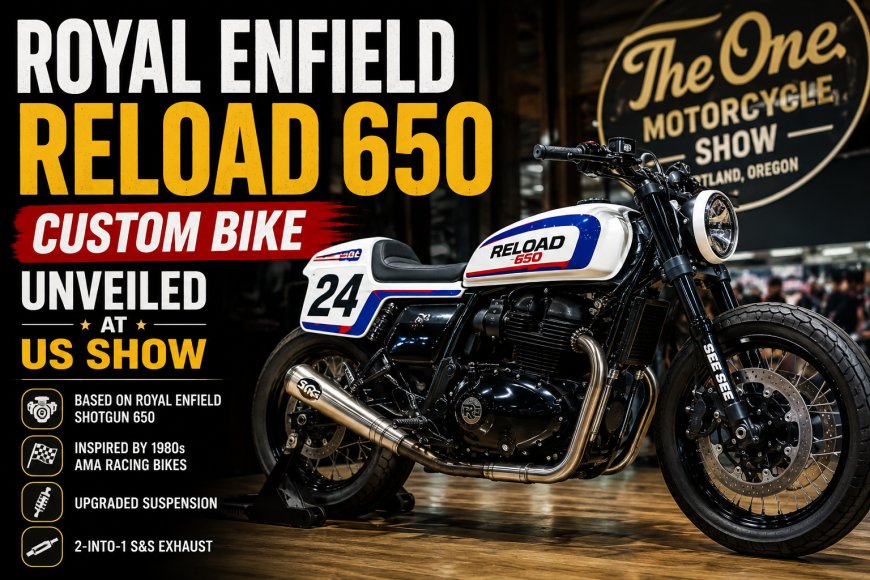 Royal Enfield Reload 650 Custom Bike Unveiled at US Show