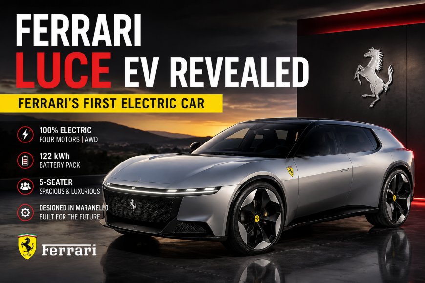 Ferrari Luce EV Revealed – Ferrari’s First Electric Car
