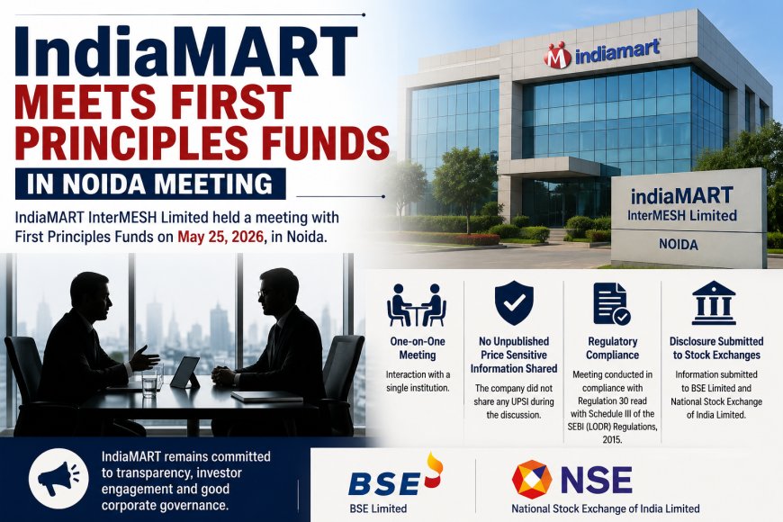 IndiaMART Meets First Principles Funds in Noida Meeting