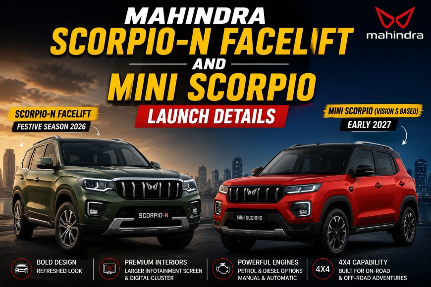 Mahindra Scorpio-N Facelift and Mini Scorpio Launch Details