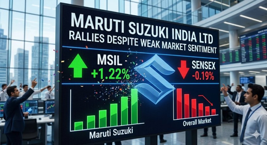 Maruti Suzuki India Ltd Rallies Despite Weak Market Sentiment