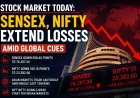 Stock Market Today: Sensex, Nifty Extend Losses Amid Global Cues