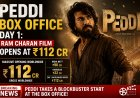 Peddi Box Office Day 1: Ram Charan Film Opens at ₹112 Cr