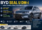 BYD Seal U DM-i India Launch, Price, Features & Specs